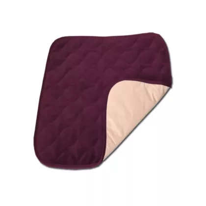 Velvet Chair Protector Pad-Burgundy