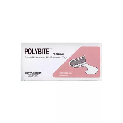 DENTAMERICA Polybite Posterior Bite Trays 50/box 