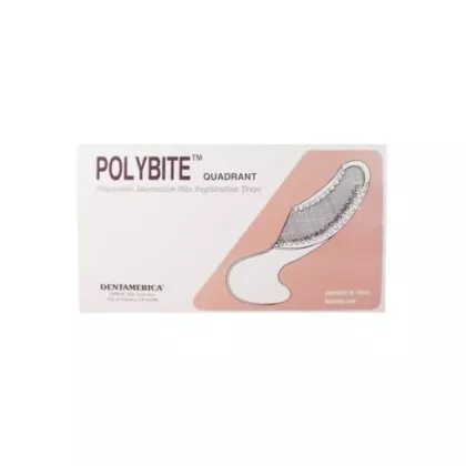 DENTAMERICA Polybite Quadrant Bite Trays 35/box 