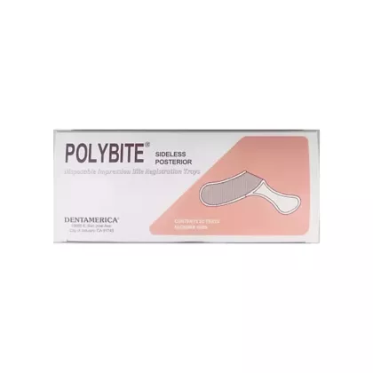 DENTAMERICA Polybite Bite Trays Posterior Sideless 50/box 