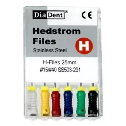 Diadent H-Files SS #45/80 - 31mm 6/pkg (VMDIA-SS503-392)