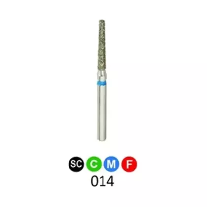 ValuDiamond Burs Flat End Taper 847-014, 10/pkg (VMV-847-014X)