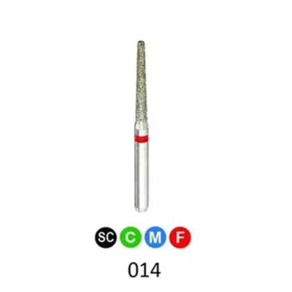 ValuDiamond Burs Round End Taper 850-014, 10/pkg (VMV-850-014X)