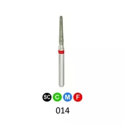 ValuDiamond Burs Round End Taper 856-014, 10/pkg (VMV-856-014X)
