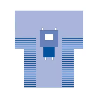 Sterile Chest / Breast Fenestrated Surgical Drape  12/cs (VMDYNJP2491)