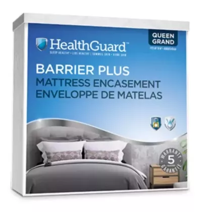 HealthGuard Barrier Plus Mattress Encasement 100% Waterproof and Bed Bug Proof -FULL 13