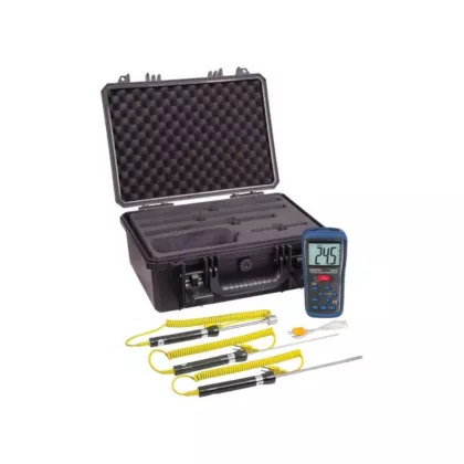 Reed Instruments Ensemble de thermomètre à thermocouple, Contact, Numérique, -58-2000°F (-50-1300°C) (R2400-KIT)