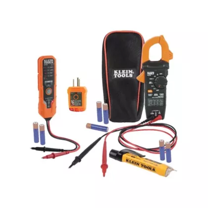 Klein Tools Trousse d’essai électrique avec pince-mètre (CL120VP)