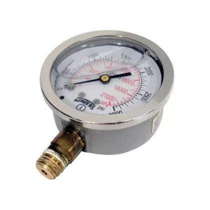 Winters Manomètre en acier inoxydable, 2-1/2