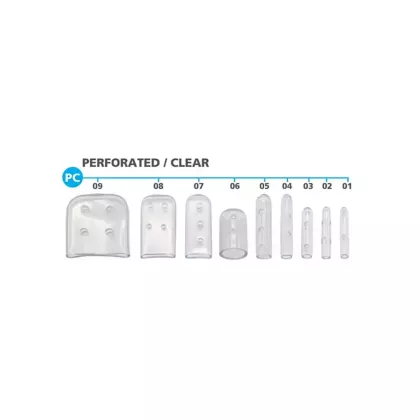 Instrument Protectors Clear Perforated 100/bag Size 7 - 0.062
