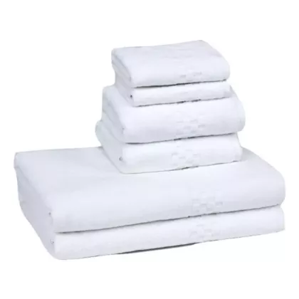  Jacquard Series Luxury 100% Combed Cotton Checkered Border Hospitality Bath Towels – Heighten Your Hospitality Standards