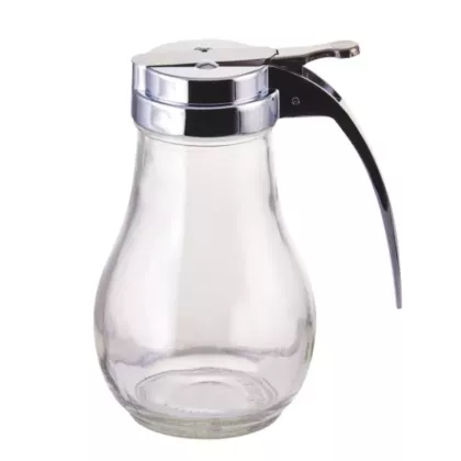 Winco 14 Oz Syrup Dispenser, glass