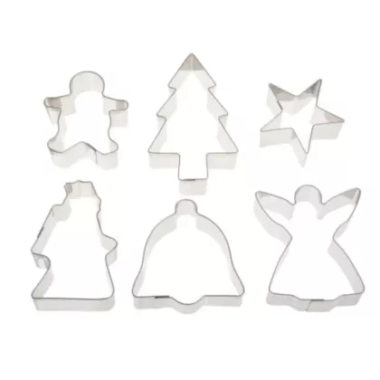 Ateco 6 Piece Christmas Cookie Cutter Set