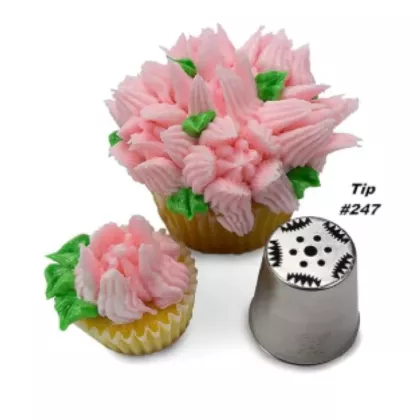 Ateco Russion Flower Piping Tip, Stainless Steel