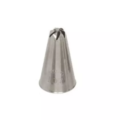 Ateco Drop Flower Tube Tip, Stainless Steel
