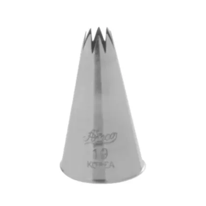 Ateco Flower Piping Tip, Stainless Steel
