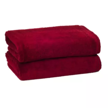 ZEN Bath Towels 100% Certified Organic Cotton  2/Pack | Size 30x54 | Lava |Eco-Friendly Luxury