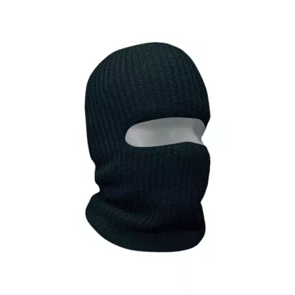 Bob Dale Gloves Classic 1-Hole Balaclava, Acrylic, Black (90-0-510)