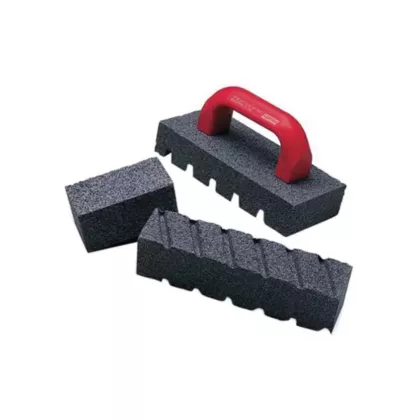 Norton 37C Silicon Carbide Fluted Hand Rubbing Brick, 8