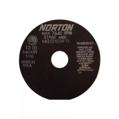 Norton Non-Reinforced Tool Room Cut-Off Wheels