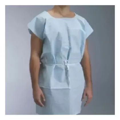 Pro Advantage Disposable Patient Exam Gown Blue 30