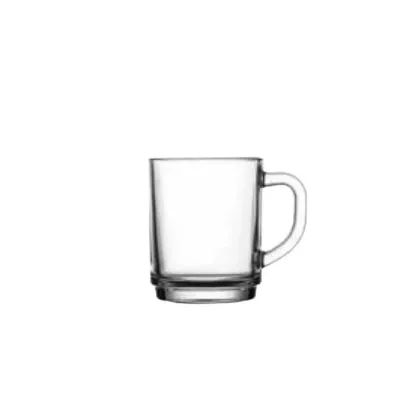 Browne Fully Tempered Glass Mug, Clear, 8.5 oz 2DZ - PG55329