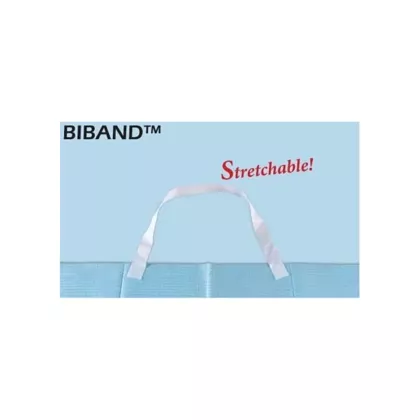 Plasdent Disposable BIBAND White Stretchy Bib Bands 250/box 