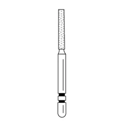 Premier Two-Striper Operative Diamond Bur 515.8 Flat-End Cylinder Coarse 5/pkg (VMPR-2015279)