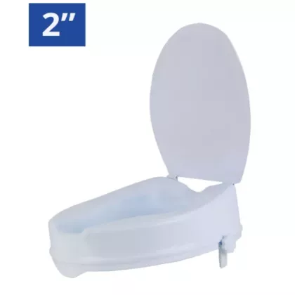 Siège de toilette surélevé de 2