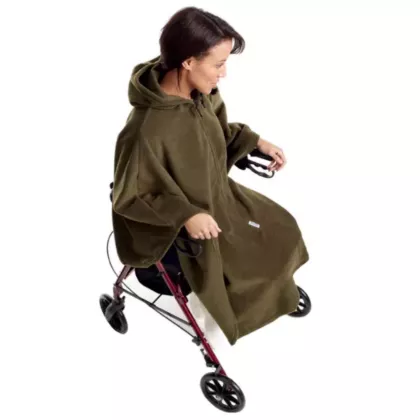 Fleece Mobility Cape-Royal Blue