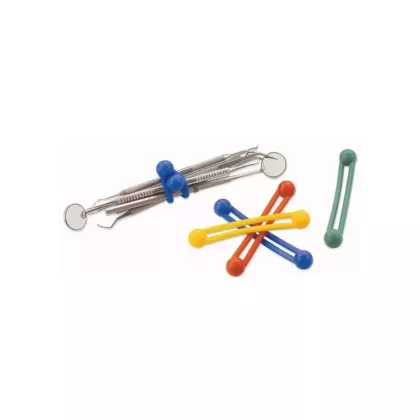 Pro-Ties Silicone Instrument Ties 6/pkg RED