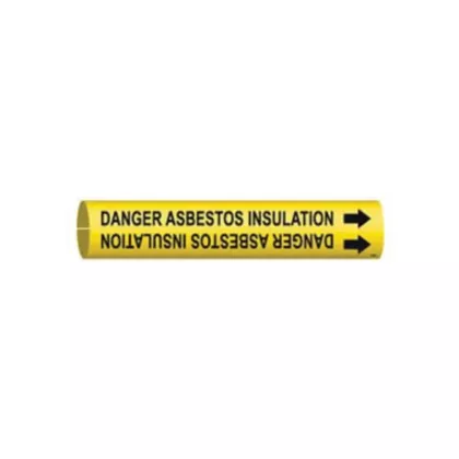 Brady Marqueur de tuyau «Danger Asbestos Insulation»