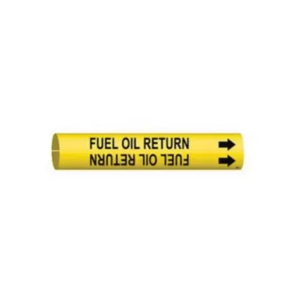 Brady Marqueur de tuyau «Fuel Oil Return»
