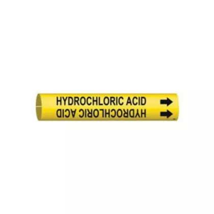Brady Marqueur de tuyau «Hydrochloric Acid»
