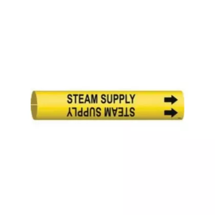 Brady Marqueur de tuyau «Steam Supply»