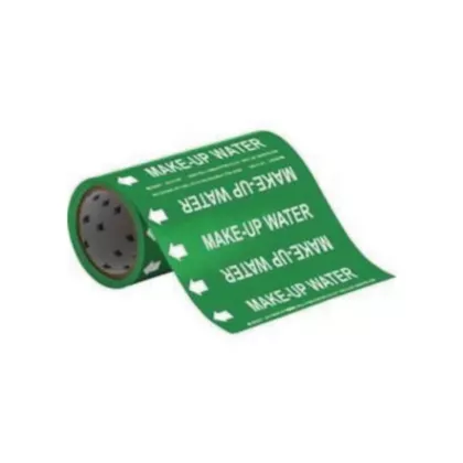 Brady Marqueurs de tuyau à profil rond «Make-Up Water», 2