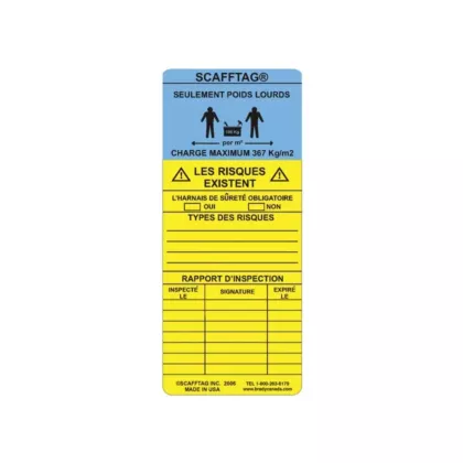 Brady Chevilles robustes ScaffTag(MD), 7-5/8