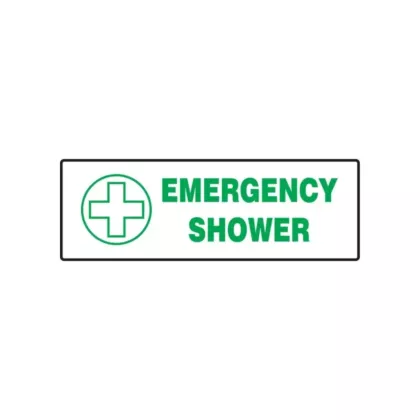 Accuform Signs Enseigne « Emergency Shower »