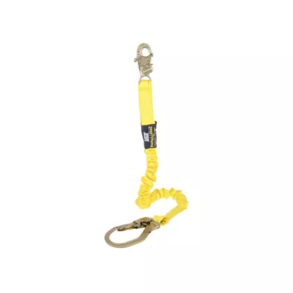 3M DBI Sala Fall Protection ShockWave™2 Shock-Absorbing Lanyard, 6', E4, 133 lbs., 253 lbs., Snap Hook (1244321C)