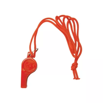 Classic Blue Whistle with Lanyard