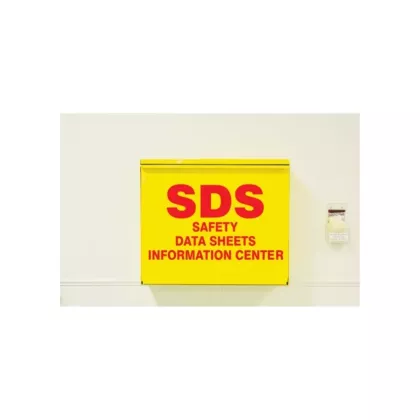 Accuform Signs Safety Data Sheet Storage Cabinet, English, WHMIS, Included (ZRS389)