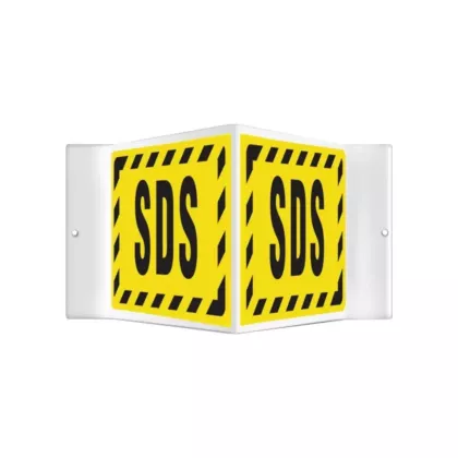 Accuform Signs Enseigne Projection(MC) « SDS », 8