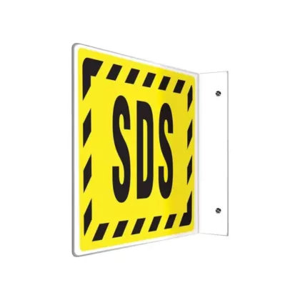 Accuform Signs Enseigne Projection(MC) « SDS », 8