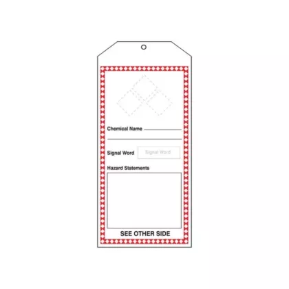 Accuform Signs Très grandes étiquettes SGH, 3-7/8