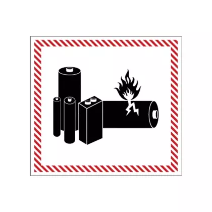Incom Top Tape & Label Hazardous Material Handling Labels, 5-1/2