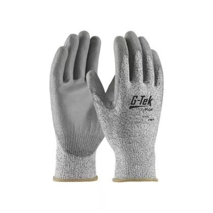 Protective Industrial Products G-Tek® PolyKor® Cut-Resistant Glove, Medium, 13 Gauge, Engineered Yarn, ANSI/ISEA 105 Level 3, Polyurethane (GP16530/M)