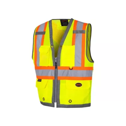 Pioneer Mesh-Back Zip-Front Surveyor's Vest