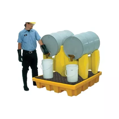 Ultratech Ultra-Drum Rack 2-Drum Containment System without Drain, 53