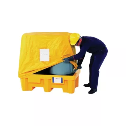 Ultratech Bâche de recouvrement palette déversement, 2 barils (1016)