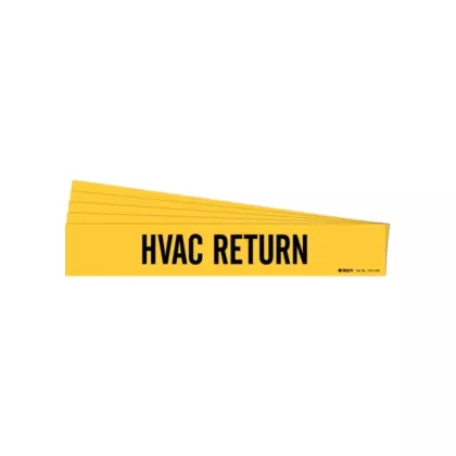 Brady Marqueur de tuyau «HVAC Return»